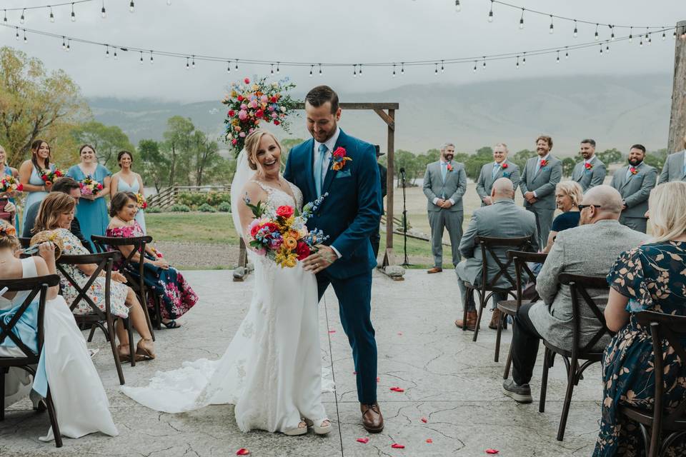 Leaving the alter