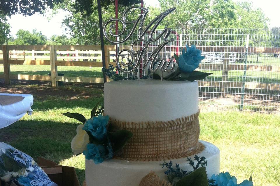 Hill Country BBQ custom cakes