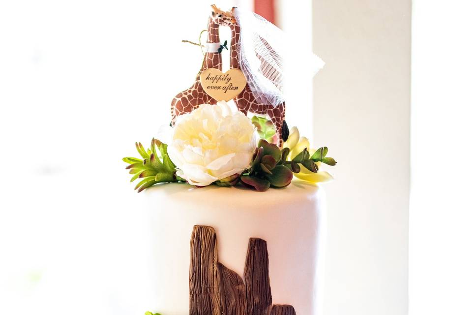 Giraffe Wedding cake