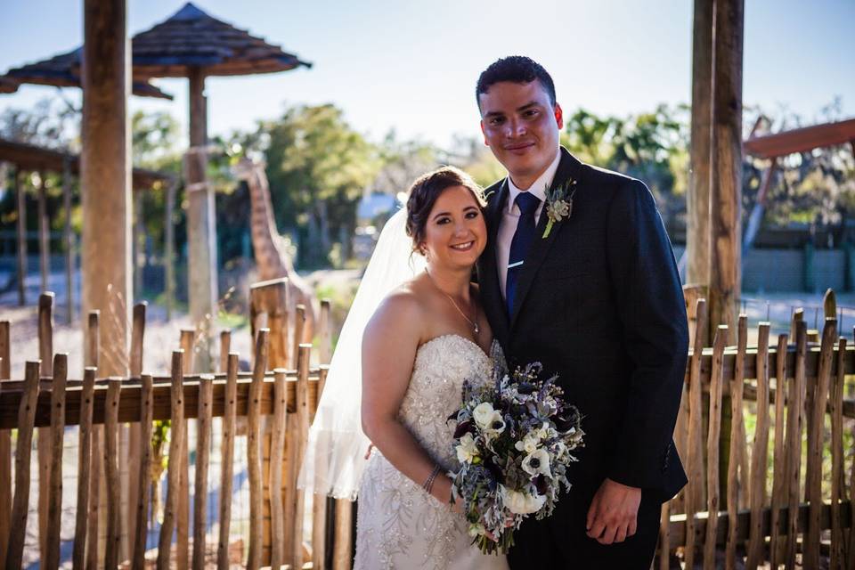 Couple in Giraffe Platform