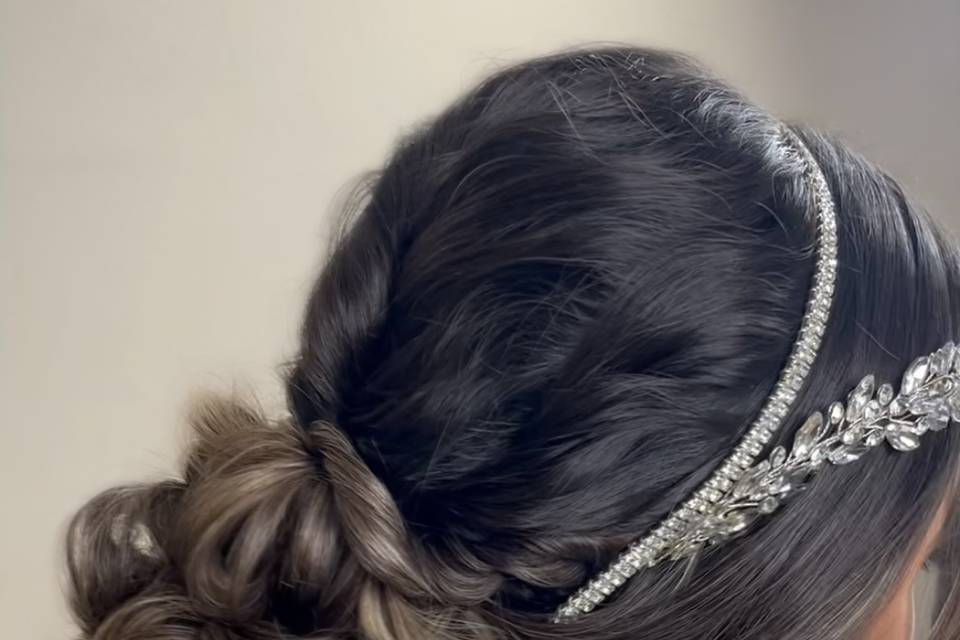 Wedding updo