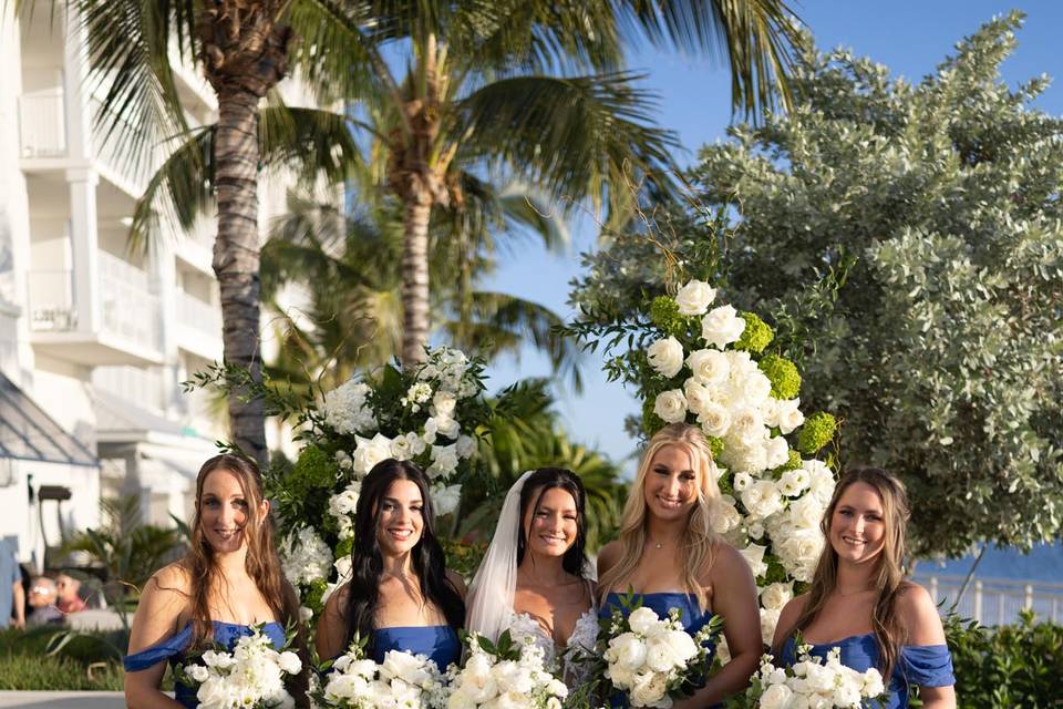 Royal bridal party