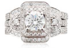 Custom designed diamond ring guard by Spectrum Art & Jewelry