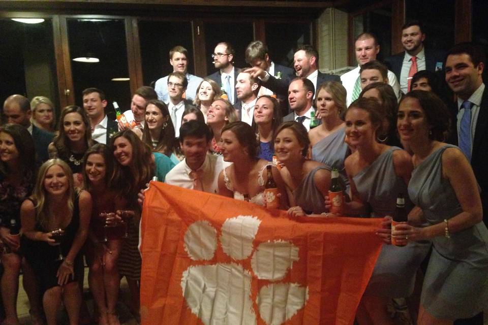 Love my Clemson Bride & Grooms! Always fun receptions!