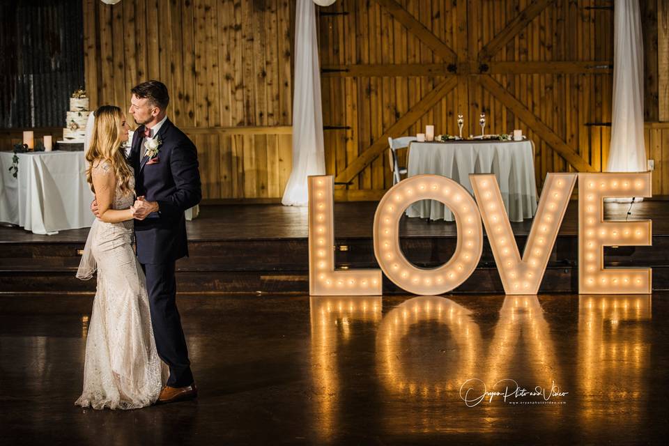 Couple dancing