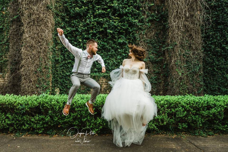 Bride and groom