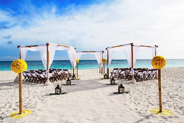 Wedding ceremony area