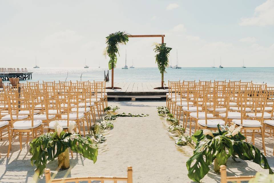 Greenery meets Beach