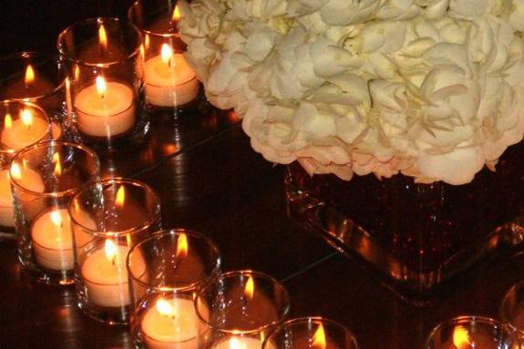London Calling:  flowers and endless candles