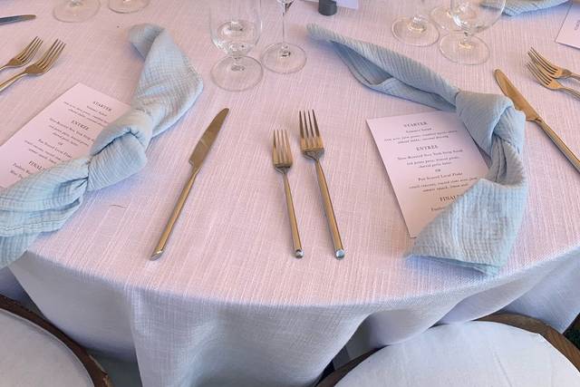Table set up