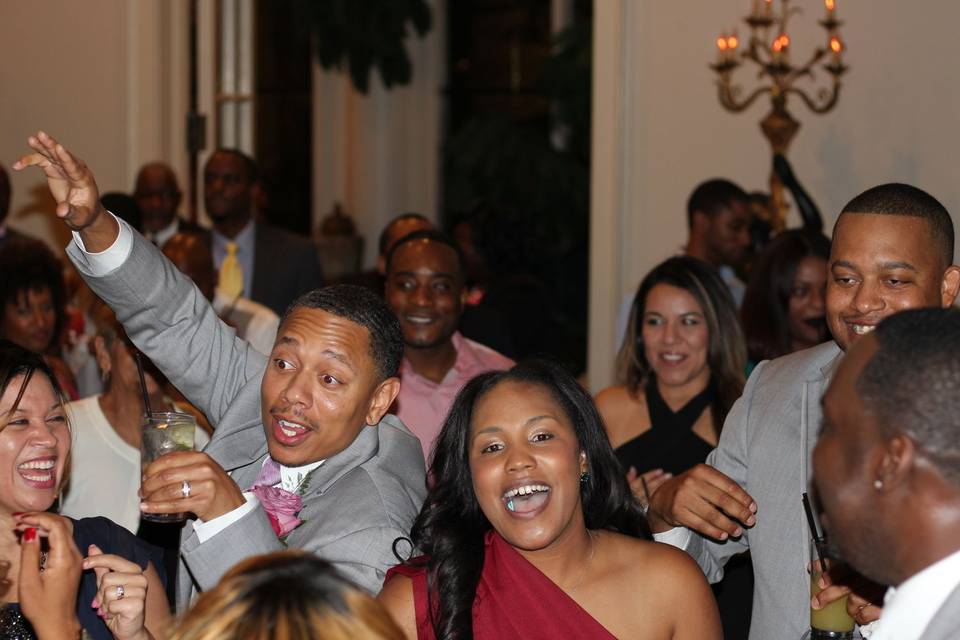 Guests having fun
