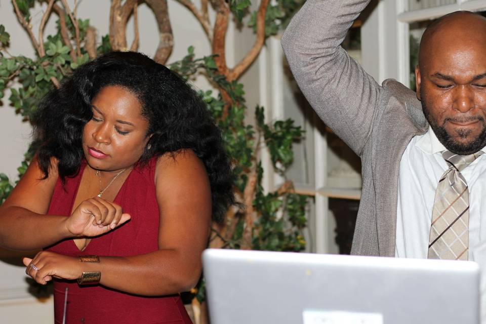 Mr. Clean DJ with a guest
