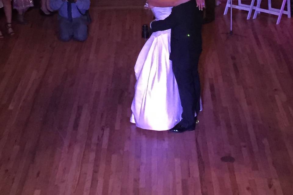 Couple dancing