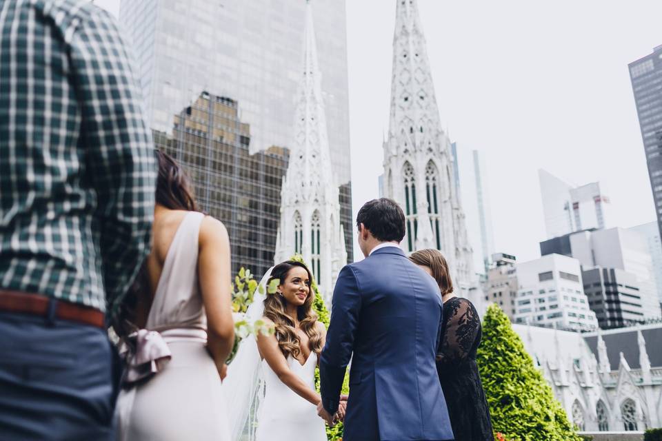 Exchanging vows