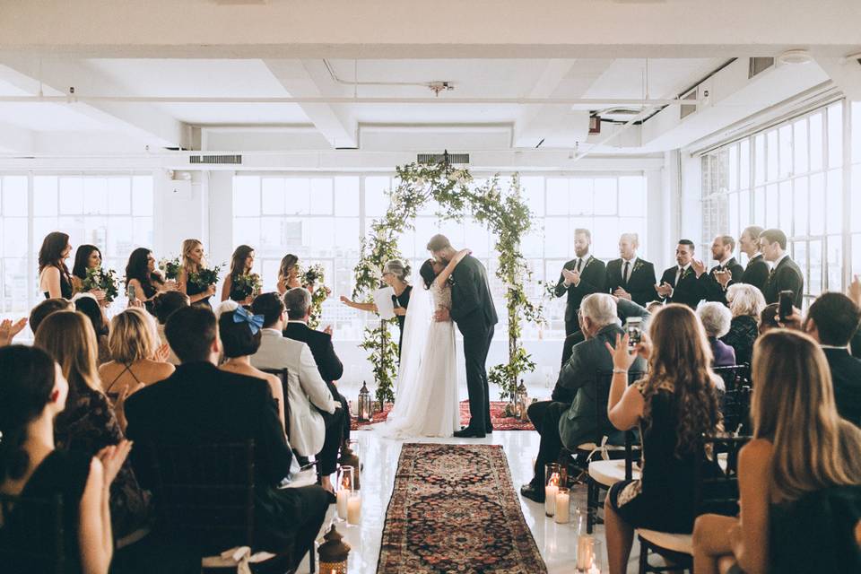 At the end of the aisle