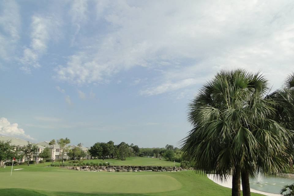 Overview of the golf course