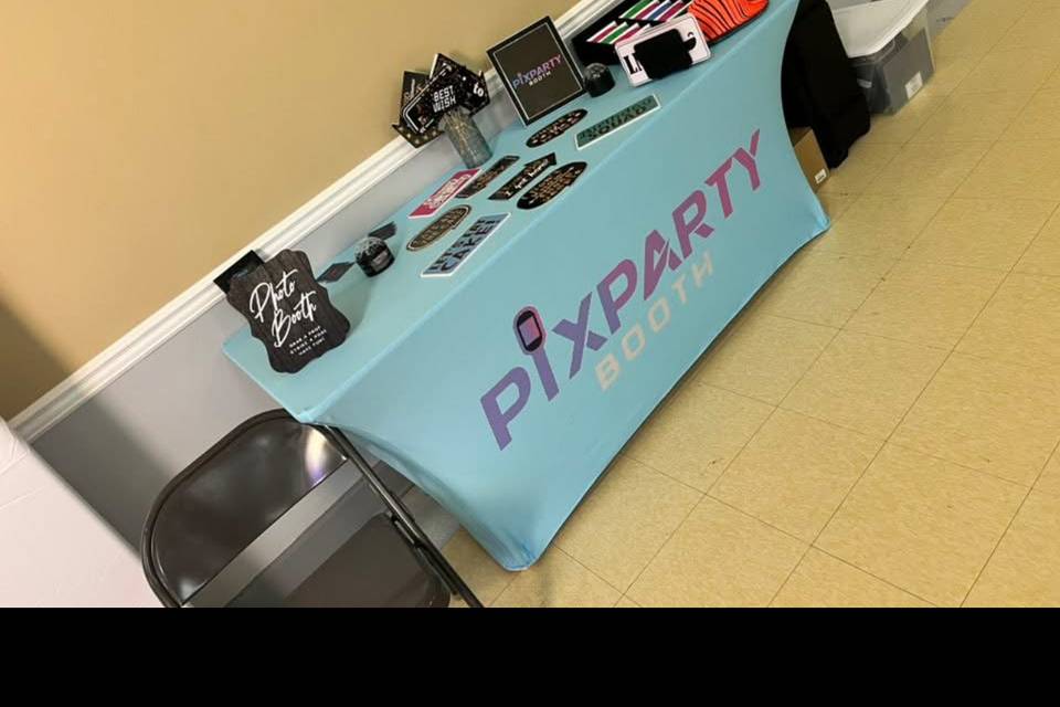 PixParty Booth setup