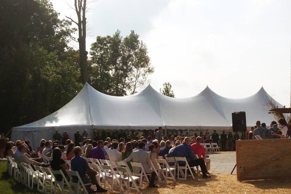 Outdoor ceremony