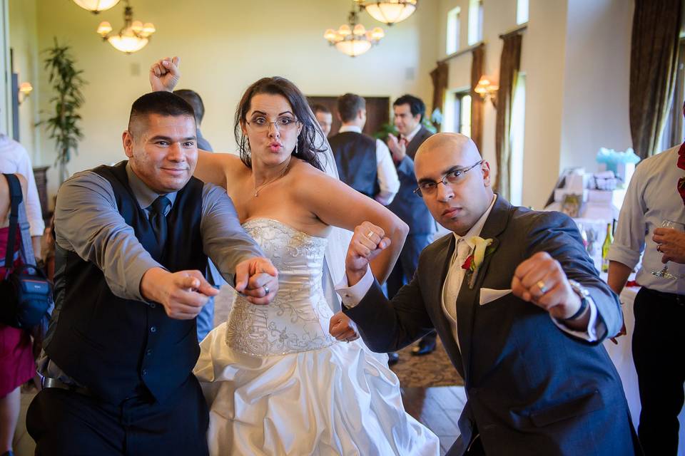 Southern Cali DJs and the bride