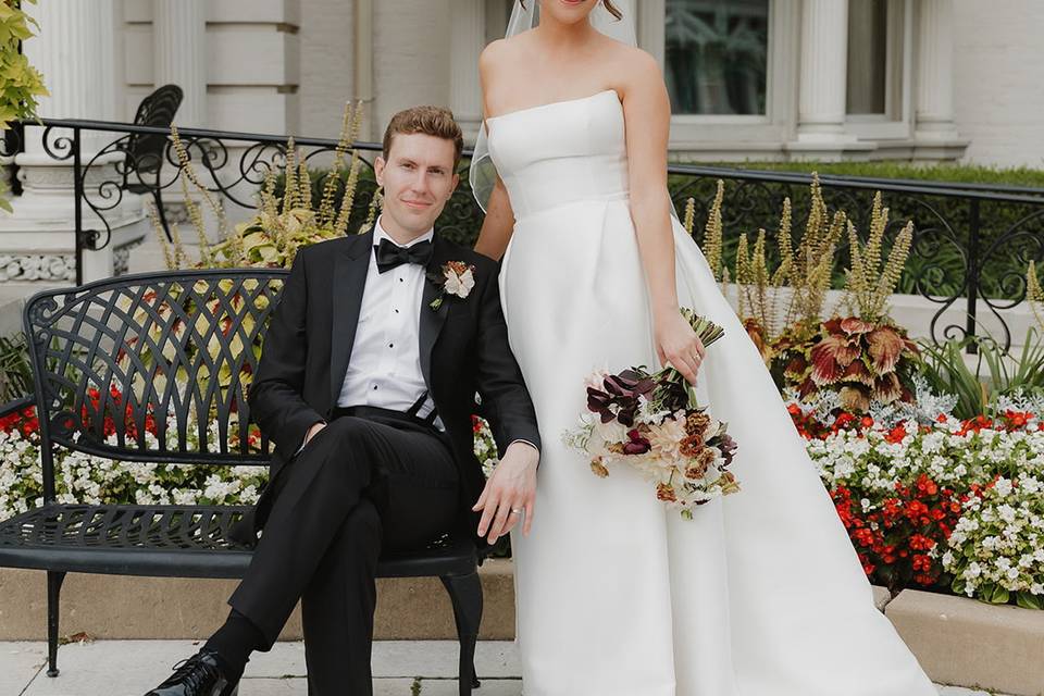 Elegant bridal hair Milwaukee
