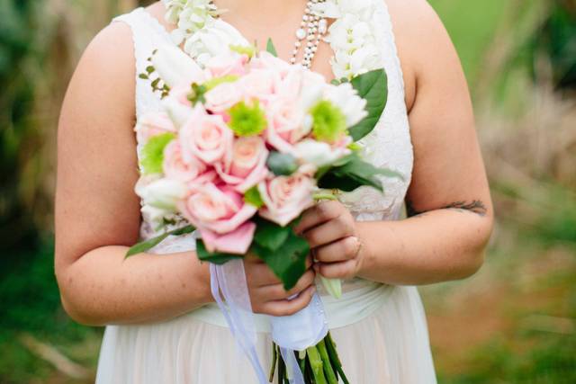 Smiling bride