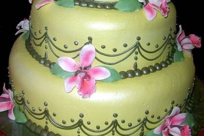 Smooth-as-fondant butter creme icing gives this detailed cake a beautiful yet crazy-delicious finish!