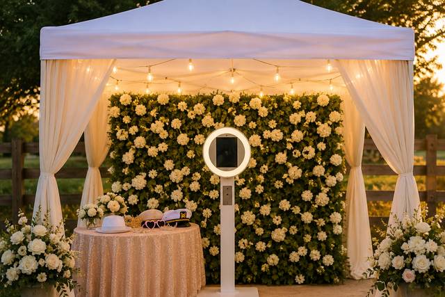 Outdoor wedding tent
