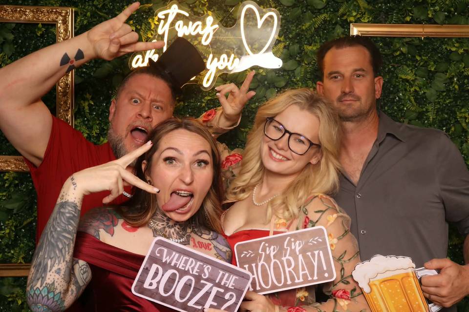 Guests know how to party