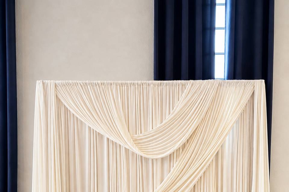 Draping at North Hampton House