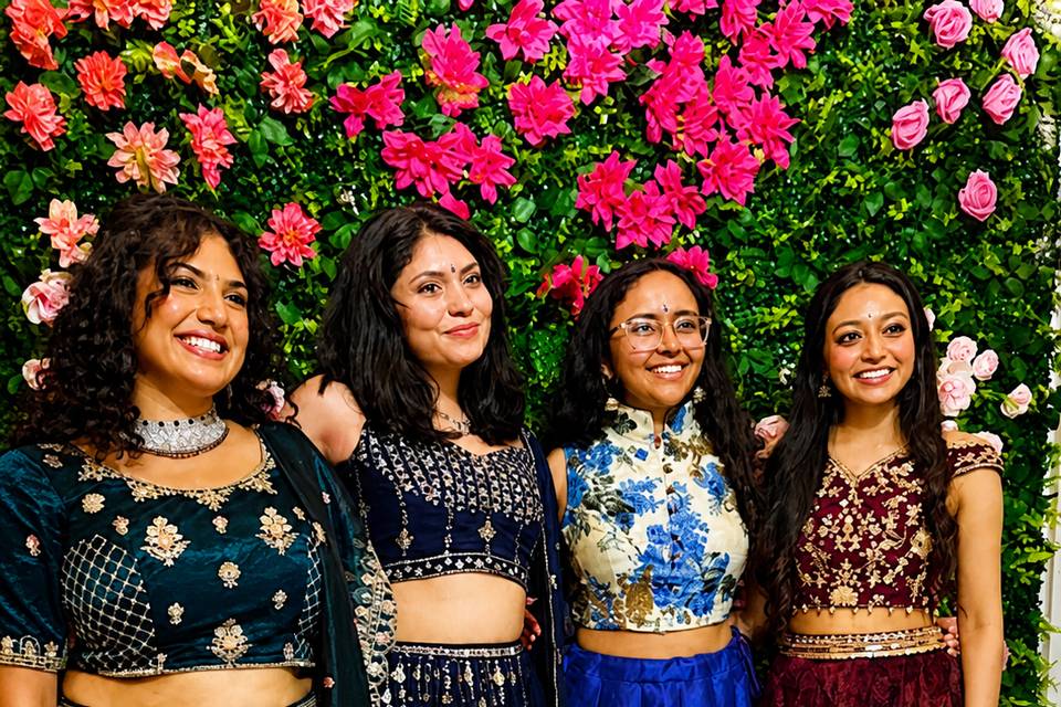 Vibrant Wedding Party