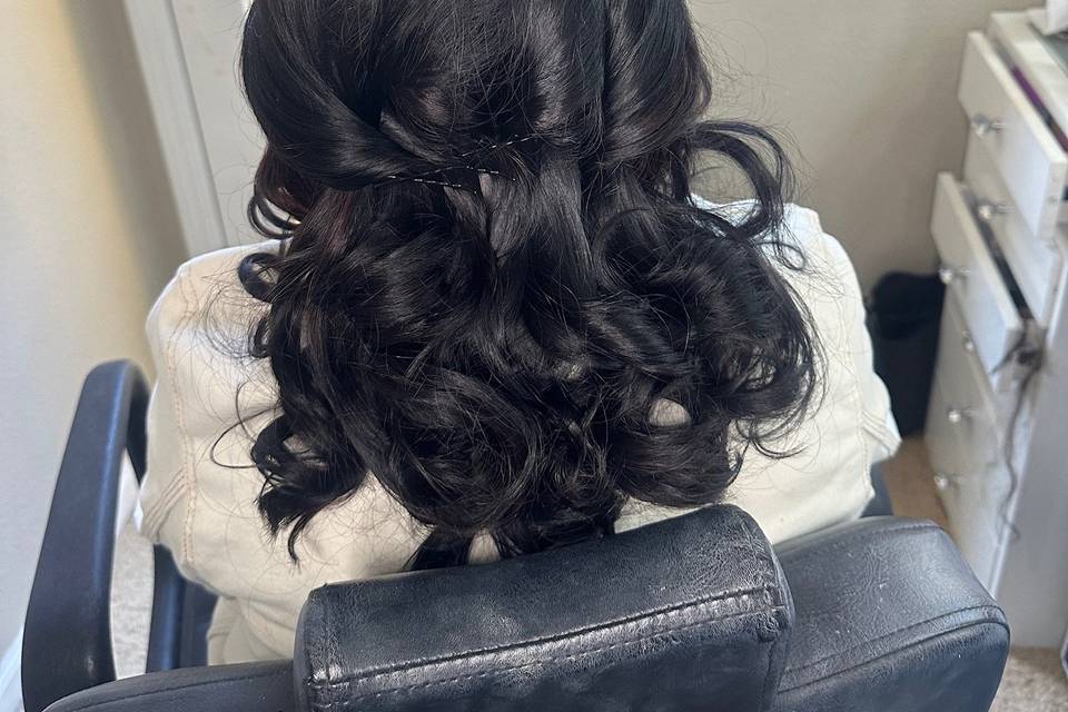Half up half down