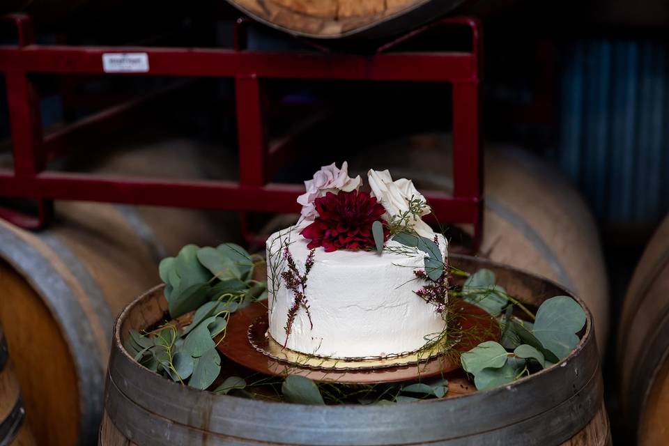 Cake floral decor