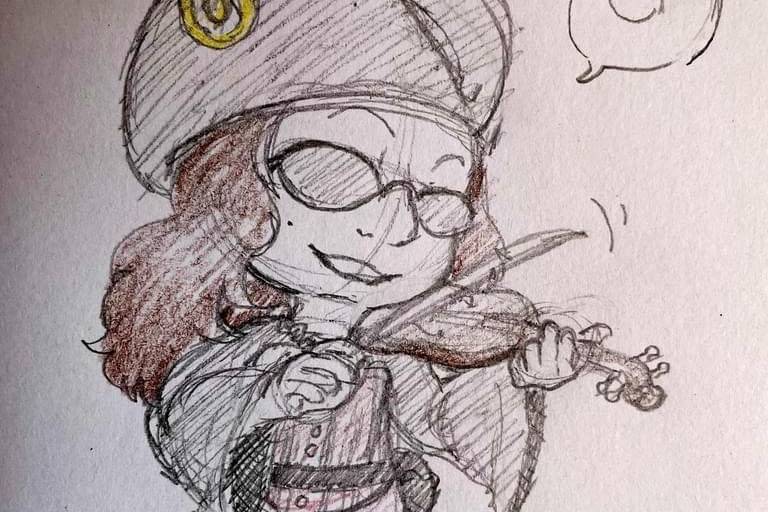Dawn Violinist