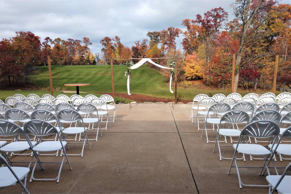 Pavilion Patio Ceremony