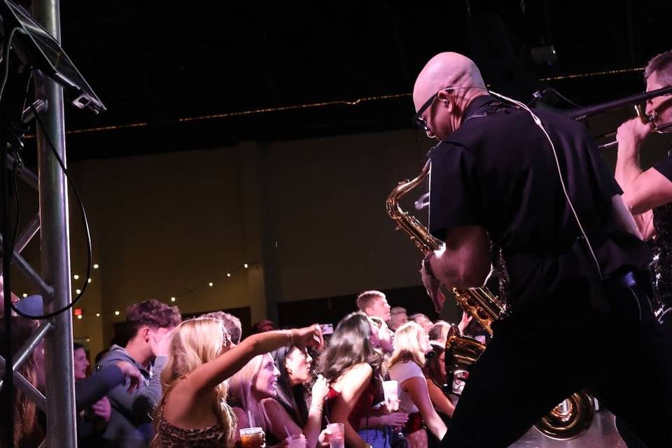 Bobby on sax