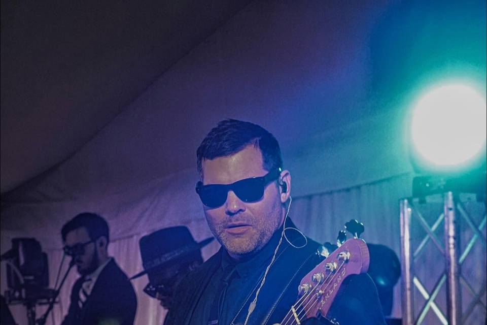 Tyler on bass