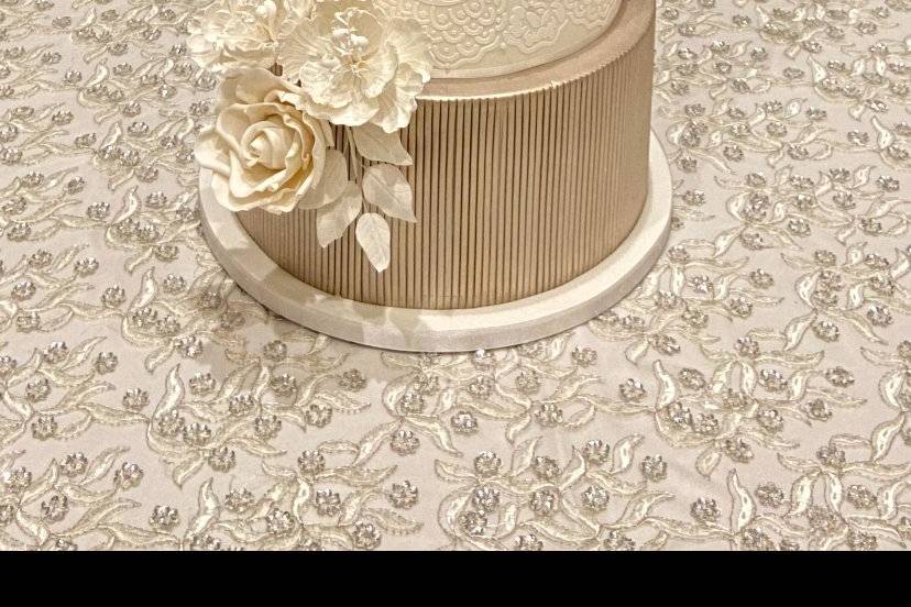 5 tier wedding cake