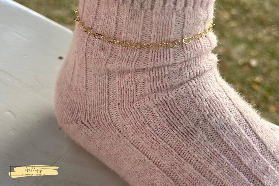 Every Woman is a Goddess permanent jewelry