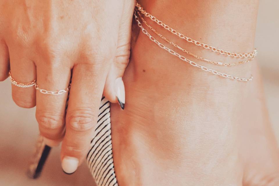 Every Woman is a Goddess permanent jewelry