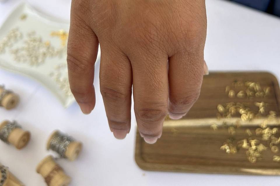 Every Woman is a Goddess permanent jewelry