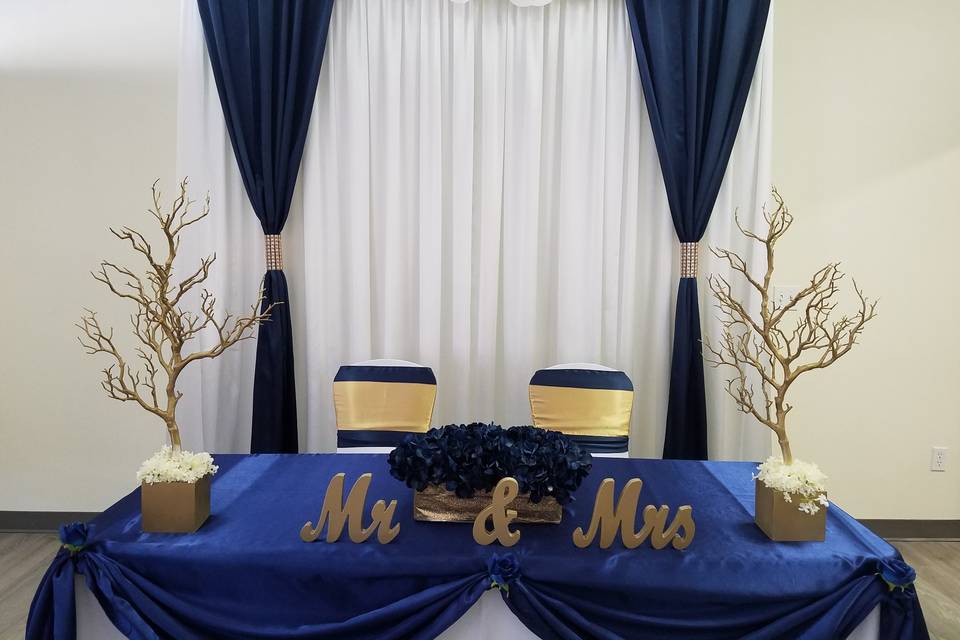 The Pary Place Head Table