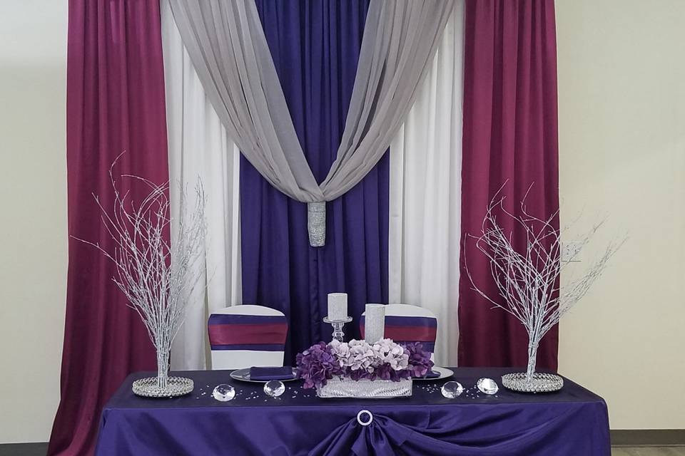 The Pary Place Head Table