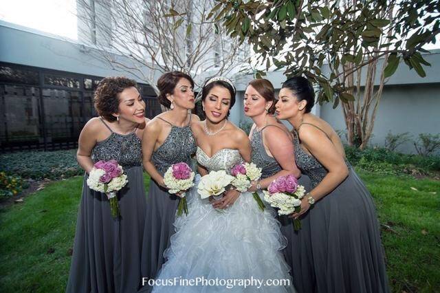 Bridal hair and makeup by Goli