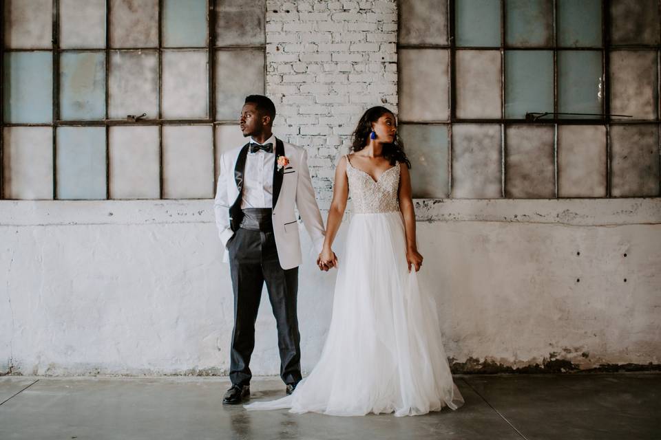 Brick Ballroom Wedding