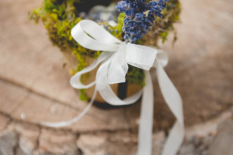 Flower petal baskets