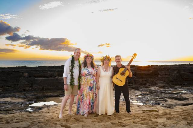Vow Renewal at Secret Beach