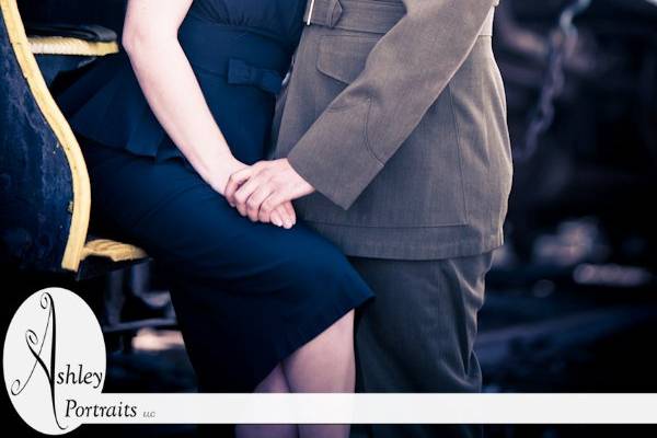 Vintage Engagement Photos