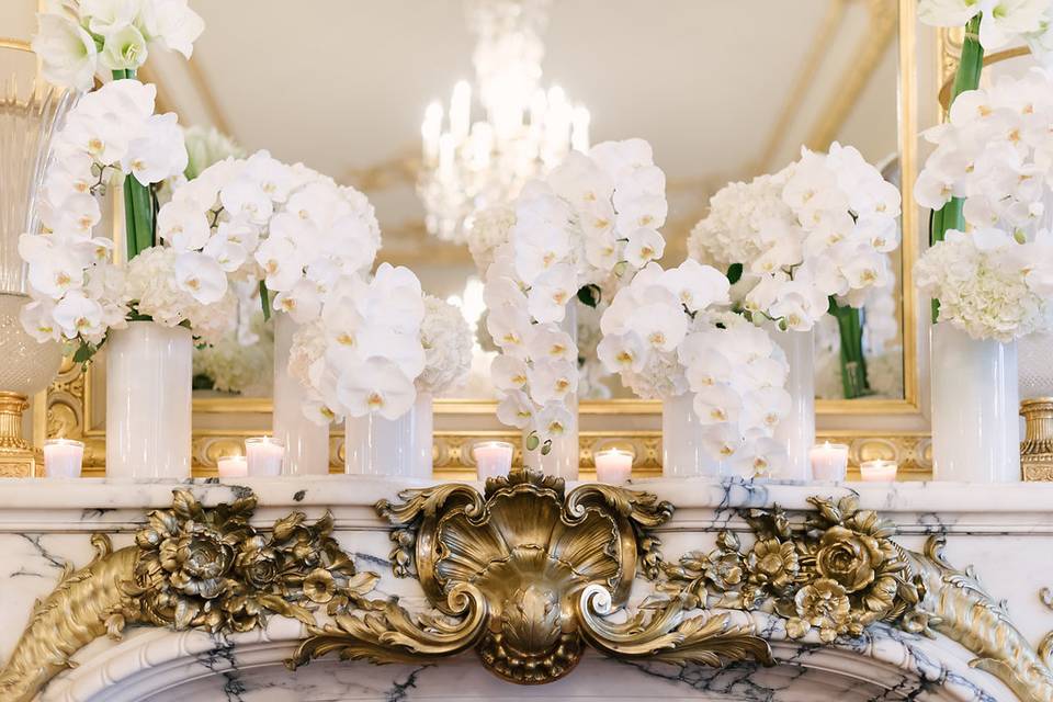 Wedding decoration in Paris