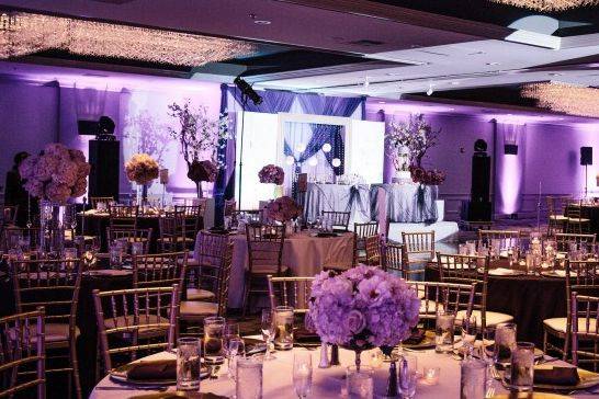 Wedding reception area