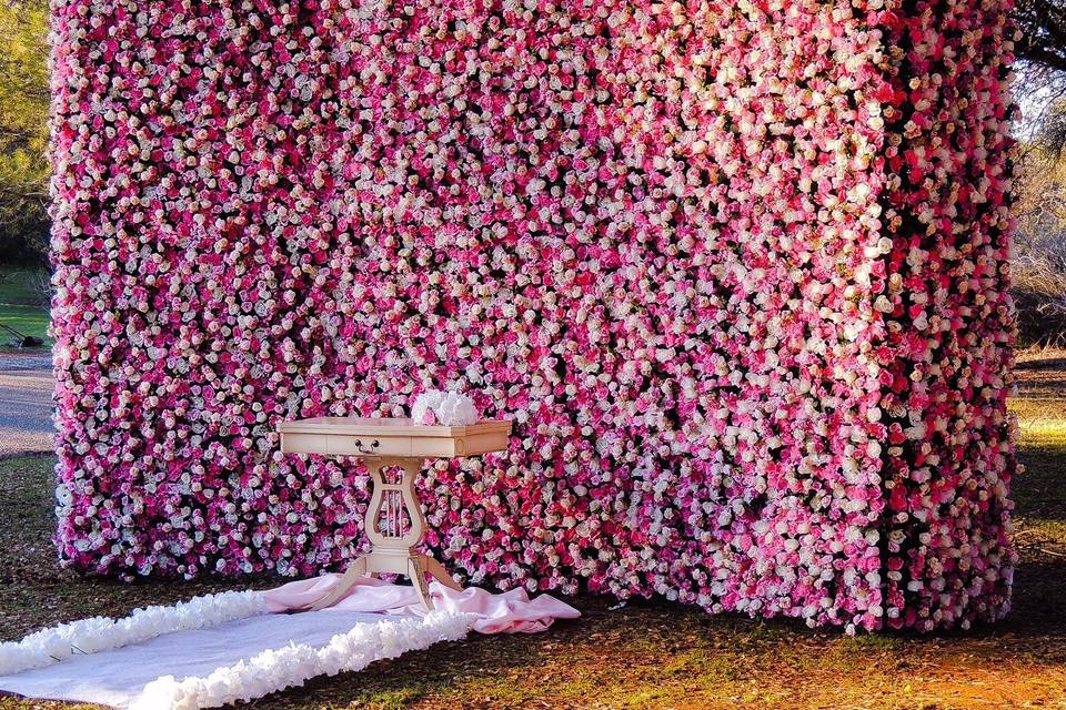 Flower wall